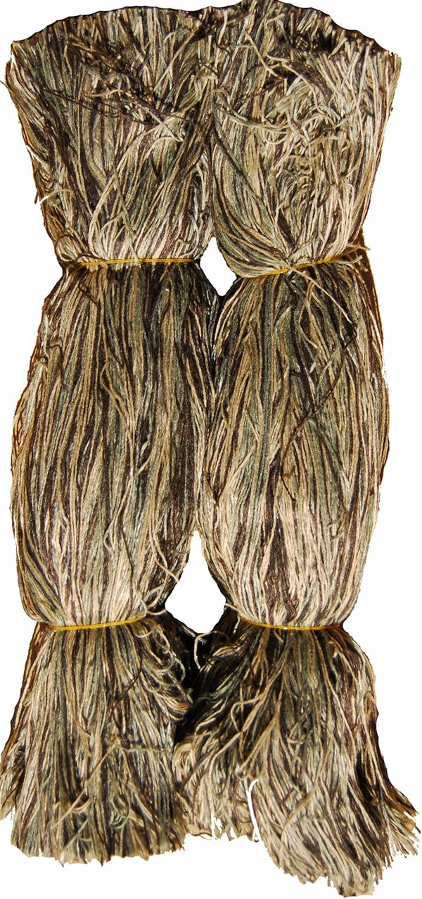 Ghillie Thread Synthetic Lightweight Material, Camouflage Suit, 2 1/2 lb Bundle, Mossy Blend