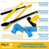 Pet Republique Dog Finger Toothbrush | Set of 6 Dental Brushes for Large to Small Dogs and Cats
