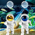 2-Pack Floating Fish Tank Decorations, Cute Little Astronauts for All Kinds of Fish and Fish Tanks
