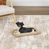 MidWest Homes For Pets QuiteTime Deluxe Wave Bolster Bed for Small Dogs, Easily Machine Wash and Dry, Tan, 22";