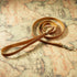 Genuine Leather Dog Leash - Soft Touch Rustic Leather, Vintage Retro Style, Soft handle and Secure Grip - Dog Leash for Small Dogs, Dog Training Leash for Walking