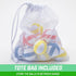 16 Pack GoSports Chip N' Stick Replacement Sticky Golf Balls with Tote Bag