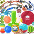 KIPRITII 25 Pack Puppy Dog Toys for Teething, Entertainment & Interaction, Chew Toys with Rope, Treat Balls & Squeaky