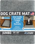 Drymate Dog Crate Mat Liner, Waterproof, Non-Slip, Washable Puppy Pee Pad for Kennel Training - 29"x50" (LGrey)
