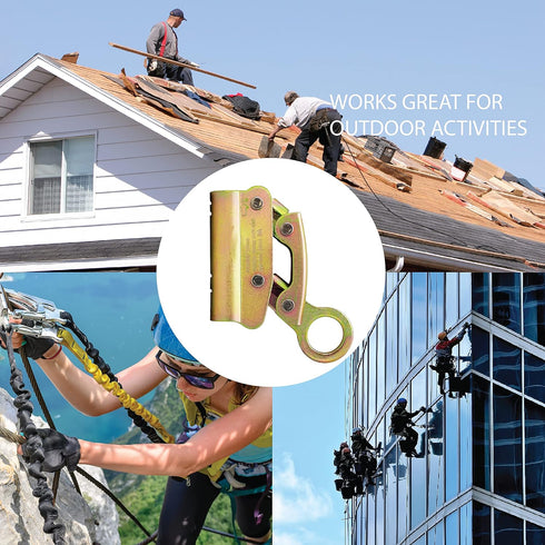 Fusion Climb Dual Rope Grab, Alloy Steel Safety Protection for Heavy Industry, Fall Protection, 25kN Compliant