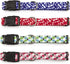 Nylon Pooch Patterns Dog Collar, Fits Necks 10" to 16", Pink Argyle
