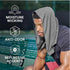 50+, 2+ COLD FACTOR Instant Cooling Hoodie Towel Advanced Chemical-Free Evaporative Cooling Technology UPF Hours