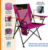 Kijaro Dual Lock Portable Camping Chairs - Enjoy the Outdoors with a Versatile Folding Chair for Sports, Lawn - Dual