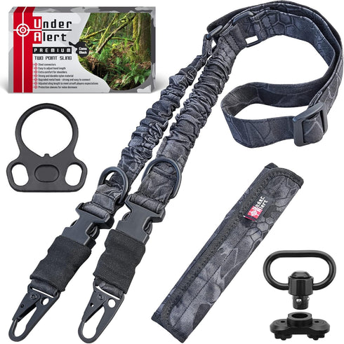 Two Point Sling Rifle Strap with Shoulder Pad, Adjustable Gun Sling with Gift Box