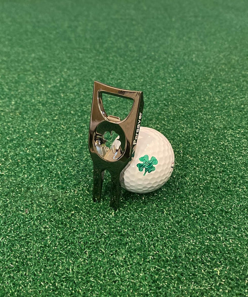 Players Golf Divot Tool - 6 in 1 Multi Purpose Tool with Ball Marker, Bottle Opener, Permanent Marker Pen