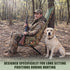 NeoBorder Outdoor Low-Profile Hunting Chair, Portable Folding Tree Stand, Hangs on Any Tree, for Deer Hunting, Outdoor