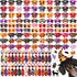 120 Pcs Halloween Dog Bow Tie Collar Set, Includes 60 Pumpkin Bow Ties, 30 Dog Neckties, 30 Large Bow Tie Collars, Pet