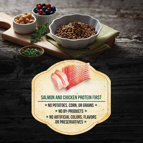 Fussie Cat Market Fresh Salmon & Chicken Meal Formula Grain-Free Dry Cat Food 4lb