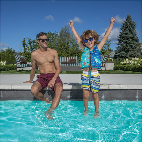 SwimWays Shark Swim Vest, Personal Flotation Device for Kids 2-4 Years, Pool Floats & Swim Training