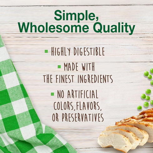 Nylabone Healthy Edibles Natural Dog Chews, Long Lasting Chicken Flavor Treats for Dogs, X-Small/Petite (8 Count)