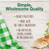 Nylabone Healthy Edibles Natural Dog Chews, Long Lasting Chicken Flavor Treats for Dogs, X-Small/Petite (8 Count)
