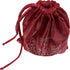 LIL'FOX 8"x10" Drawstring Gymnastics SMALL GRIP BAG, Lightweight Bag for Personal Equipment with Shiny Foil Rhinestones