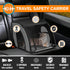 17 16 15in K&H Pet Products Enclosed Dog Cat Car Seat, Travel Safety Carrier for Pets, Dog Travel Car Seat, Soft-Sided