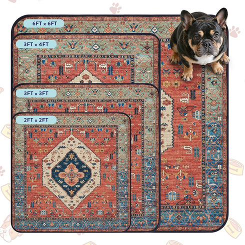 (2 Pack, 36"x36", Lahome Super Absorbent Washable Pee Pads for Dogs - Secure Floor Protection - Non-Slip, Leakproof