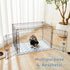 2 Pack Blue Checkered Washable Pee Pads for Dogs, Checkered Reusable Dog Pee Pads, for Puppy Playpen, Crate, Whelping