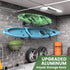 GanFindX Foldable Heavy-Duty Kayak Wall Rack, 9.5-13.8" Storage Hanger with Plastic Buckle Straps
