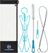 InnerFit Hydration Bladder Cleaning Kit, 5 in 1 for Universal Bladders, Includes 3 Brushes and Carrying Pouch