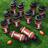 Honeydak 12 Pack Football Water Bottles, 20 oz Metal Travel Bottles with Snap Lid for Kids