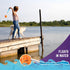 Chew King Ball Launcher with 2.5" Balls, 3" Balls, Medley 3pk/2.75", and Float and Glow Flyers