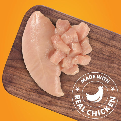 Dog Treats, Chicken & Sweet Potato Jerky Wraps, 16 Ounces, Made with Real Chicken, Rawhide Free
