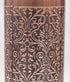 VJR Copper Bottle 33 Oz for Drinking Water Ayurvedic Leak Proof Floral Engraved Design