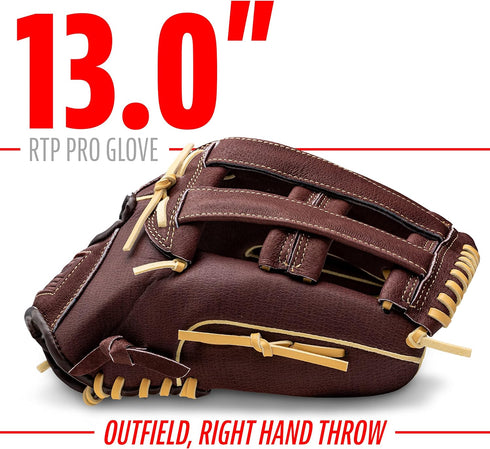 Franklin Sports Baseball Gloves - RTP Pro Fielding Glove, Infield, Outfield