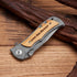 Personalized Engraved Folding Knife for Boyfriend or Husband - Camping Hunting Knives with Pocket Clip for Gifts