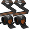 Wrist Wraps + Lifting Straps Bundle, 2 Pairs for Weightlifting and Gym