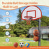 Vertical Ball Rack, Durable Wall Mount Ball Holder for Garage, Indoor or Outdoor Basketball Storage Organizer for 2