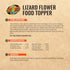 Zoo Med Flower Food Topper for Lizard, 1.4 oz, Assorted