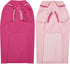 Blueberry Pet Back to School 2-Pack Dog Polo Shirts, Cotton Outfit for Small Pets, Amaranth Red + Pink