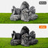 6 PCS Natural Seiryu Stones, 6-8'' Slate Stones for Aquariums, Terrariums, and Reptile Enclosures
