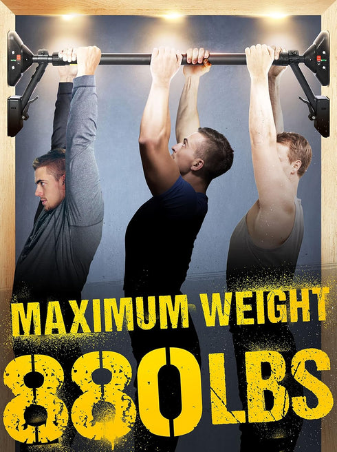 Pull Up Bar/Chin Up Bar - Upper Body Workout Bar for Fitness Strength Training, Super Load-Bearing