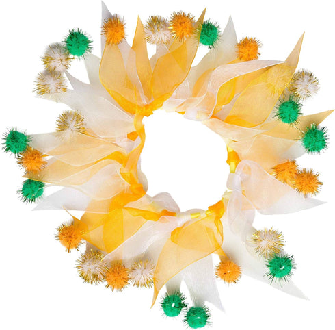 Pet Krewe Pineapple Hat and Collar, Fits Small, Medium, Large, Extra Large Dogs - Perfect for Halloween, Parties, Gifts