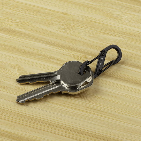 Nite Ize BigRing KeyRing, Multi Key Holder Carabiner with 8 Stainless Steel Key-Holding S-Biners