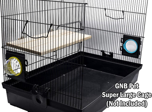 Natural Wood Stand Platform 5‘’x11'' for Hamster, Mice, Chinchilla, Chipmunk, Small Animals Habitat Toy
