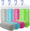 Sukeen Cooling Towel (40"x12") - 4 Pack Soft Breathable Microfiber Towel for Yoga, Sport, Gym, and More