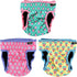 Pack 6 4 8" 12", Pack 6 of Female Dog Diapers with - Layers of Absorbent Pads Cat Panties Waterproof Leak Proof