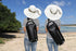 Waterproof Dry Bags Set of 3 with 2 Zip Lock Seals, Detachable Shoulder Strap, Waist Pouch & Phone Case - Black, 20L