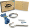 Hook and Ring Swing DIY Kit, Stainless Steel Hardware and Nylon String Ring Toss Game for Indoor Outdoor Fun