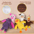 5 Pack, Prime Pets Dog Toys, Plush Dog Squeaky Toys, Assortment Value Bundle Animal Pet Toy for Small Medium Large
