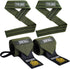 Heavy Duty Wrist Wraps & Lifting Straps - 21" Wrist Wraps & 24" Straps for Weightlifting with Silicone Grip