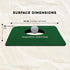 Set Upstreet Golf Putting Matt for Indoors, Mini Golf - Includes Two Mats and Two Training Balls