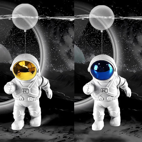 2-Pack Floating Fish Tank Decorations, Cute Little Astronauts for All Kinds of Fish and Fish Tanks