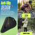 KT-Sports Comfort Gel Bike Seat Cushion - Padded Cover with Anti-Slip Design, Drawstring for Men & Women